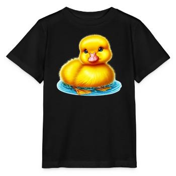 Caneton Canard Canard Canard - T-shirt bio MINI CREATOR Stanley/Stella Enfant - noir - Devant - Mikhail (115cm)