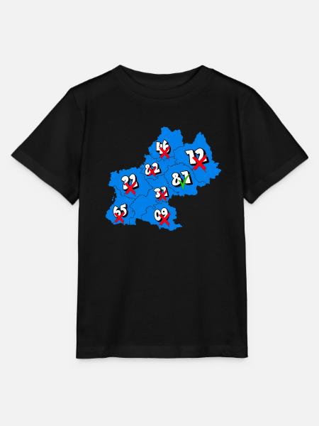 Midi-Pyrénées Region - Stanley/Stella Kinder T-Shirt MINI CREATOR - Schwarz