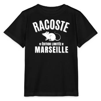 Marseille, Marseillais, Marseille humour - Stanley/Stella MINI CREATOR Kids’ T-Shirt - black - Front - Mikhail (115cm)