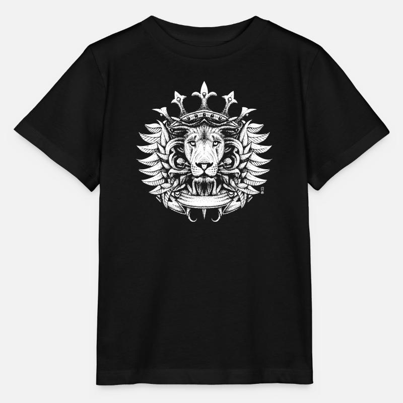 Lion Roi - T-shirt bio MINI CREATOR Stanley/Stella Enfant - noir