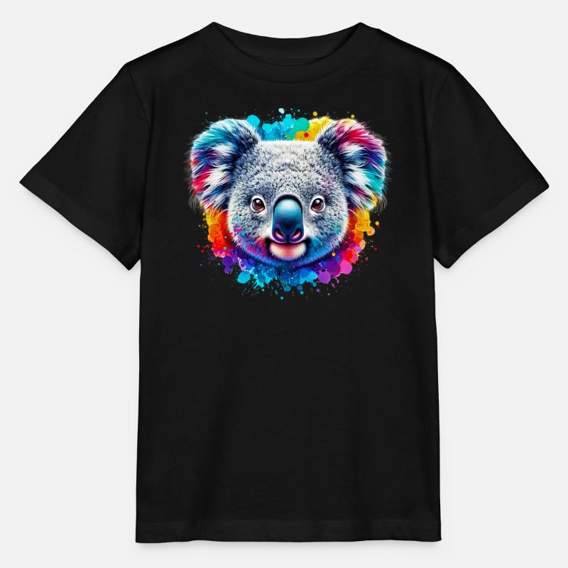 Koala - Stanley/Stella Kinder T-Shirt MINI CREATOR  - Schwarz