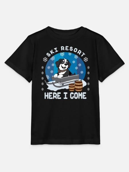 Bernhardiner - Stanley/Stella Kinder T-Shirt MINI CREATOR  - Schwarz