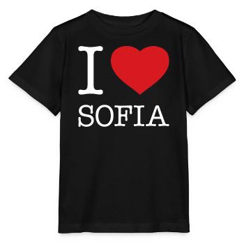 J’ADORE SOFIA - T-shirt bio MINI CREATOR Stanley/Stella Enfant - noir - Devant - Mikhail (115cm)