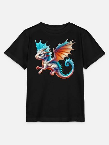 Drache - Stanley/Stella Kinder T-Shirt MINI CREATOR - Schwarz