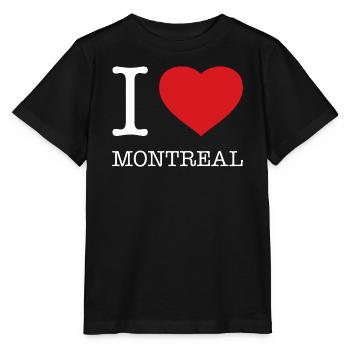 J’ADORE MONTRÉAL - T-shirt bio MINI CREATOR Stanley/Stella Enfant - noir - Devant - Mikhail (115cm)