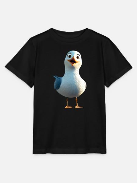 Möwe Strand Meer Nordsee Ostsee Silbermöwe Möwen - Stanley/Stella Kinder T-Shirt MINI CREATOR  - Schwarz