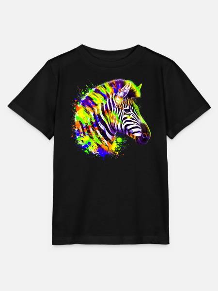 Zebra - Stanley/Stella Kinder T-Shirt MINI CREATOR  - Schwarz