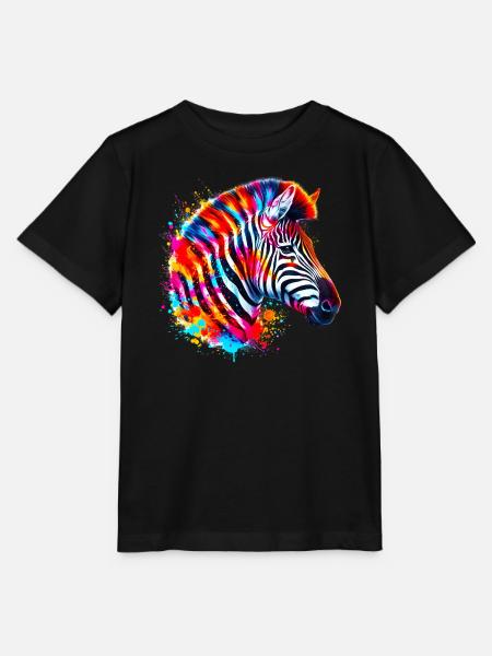 Zebra - Stanley/Stella Kinder T-Shirt MINI CREATOR  - Schwarz