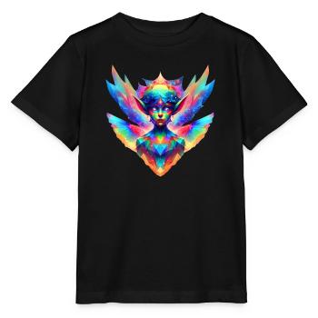 Elfe (01) - T-shirt bio MINI CREATOR Stanley/Stella Enfant - noir - Devant - Mikhail (115cm)