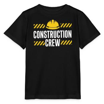 Conception de la sécurité de l’équipe de construction - T-shirt bio MINI CREATOR Stanley/Stella Enfant - noir - Devant - Mikhail (115cm)
