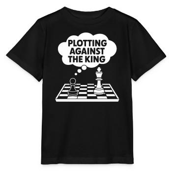 Plotting Against the King - Stanley/Stella MINI CREATOR Kids’ T-Shirt - black - Front - Mikhail (115cm)