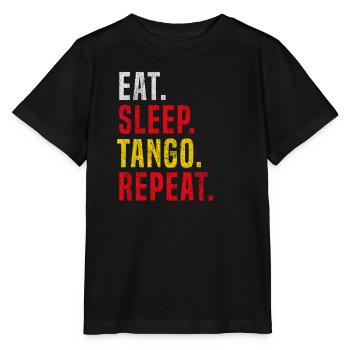 Manger Dormir Tango Répéter pour Tango - T-shirt bio MINI CREATOR Stanley/Stella Enfant - noir - Devant - Mikhail (115cm)