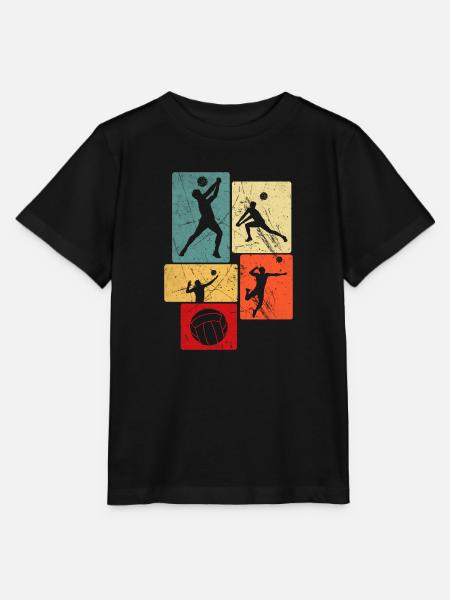 Volleyball - Stanley/Stella Kinder T-Shirt MINI CREATOR - Schwarz