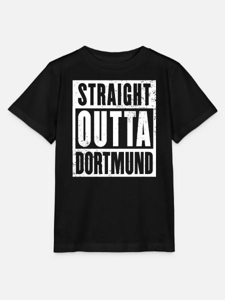 Dortmund, Ruhrgebiet, Ruhrpott, echter Dortmunder - Stanley/Stella Kinder T-Shirt MINI CREATOR - Schwarz