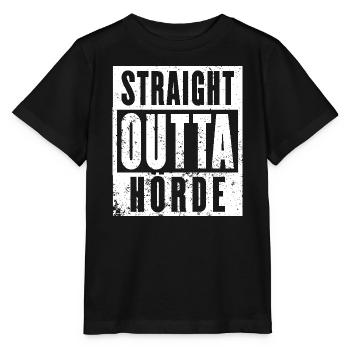 Hörde, Ruhrgebiet, Ruhrpott, Dortmund Hörde weiß - Stanley/Stella Kinder T-Shirt MINI CREATOR  - Schwarz - Vorne - Mikhail (115cm)