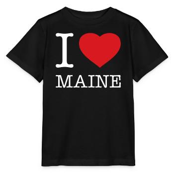 J’ADORE LE MAINE - T-shirt bio MINI CREATOR Stanley/Stella Enfant - noir - Devant - Mikhail (115cm)