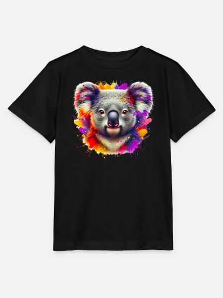 Koala - Stanley/Stella Kinder T-Shirt MINI CREATOR  - Schwarz