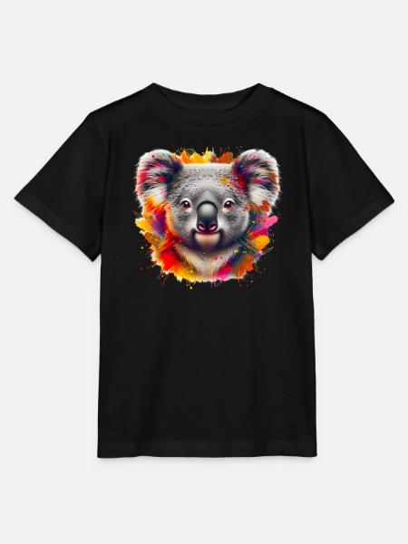 Koala - Stanley/Stella Kinder T-Shirt MINI CREATOR  - Schwarz