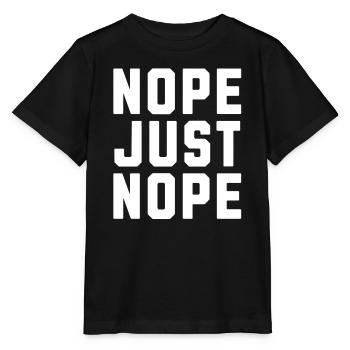 Non, juste non - T-shirt bio MINI CREATOR Stanley/Stella Enfant - noir - Devant - Mikhail (115cm)