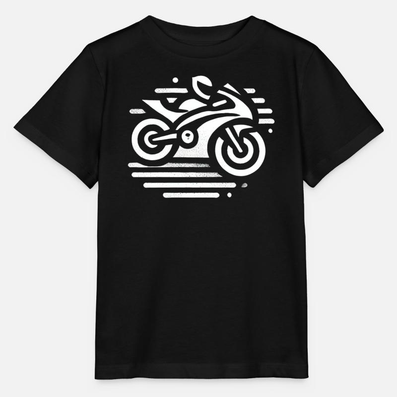motorcycle - T-shirt bio MINI CREATOR Stanley/Stella Enfant - noir