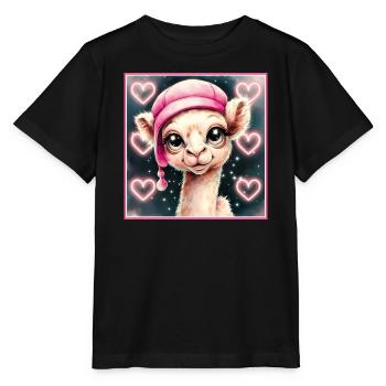 Kamel mit schlafmütze - Stanley/Stella Kinder T-Shirt MINI CREATOR  - Schwarz - Vorne - Mikhail (115cm)