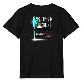 Fischinger-Online raccourci avec Mystery Files + URL - T-shirt bio MINI CREATOR Stanley/Stella Enfant - noir - Devant - Mikhail (115cm)