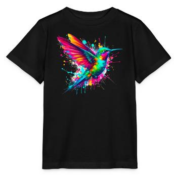 Hummingbird - Stanley/Stella MINI CREATOR Kids’ T-Shirt - black - Front - Mikhail (115cm)