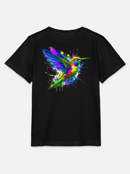 Kolibri - Stanley/Stella Kinder T-Shirt MINI CREATOR  - Schwarz