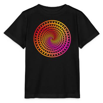 crazy Dots - Stanley/Stella Kinder T-Shirt MINI CREATOR  - Schwarz - Vorne - Mikhail (115cm)
