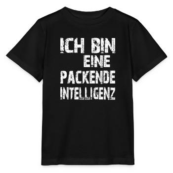 AI Saying: I am a gripping intelligence - Stanley/Stella MINI CREATOR Kids’ T-Shirt - black - Front - Mikhail (115cm)