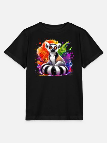 Lemur - Stanley/Stella Kinder T-Shirt MINI CREATOR - Schwarz