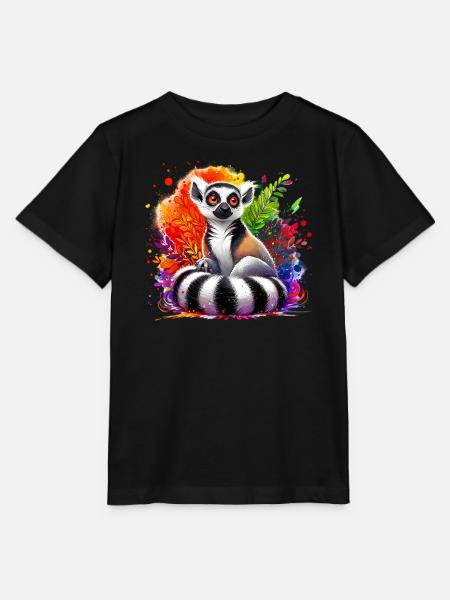 Lemur - Stanley/Stella Kinder T-Shirt MINI CREATOR  - Schwarz