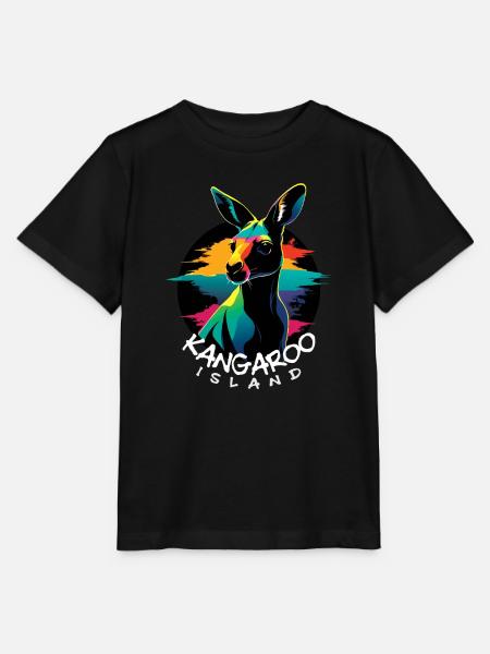 Känguru-Insel - Stanley/Stella Kinder T-Shirt MINI CREATOR - Schwarz
