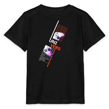 Universe Games Fusion Controller - Stanley/Stella Kinder T-Shirt MINI CREATOR  - Schwarz - Vorne - Mikhail (115cm)