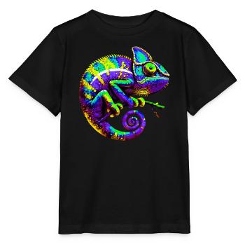 Chameleon - Stanley/Stella MINI CREATOR Kids’ T-Shirt - black - Front - Mikhail (115cm)