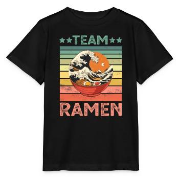 Ramen Nudeln - Stanley/Stella Kinder T-Shirt MINI CREATOR  - Schwarz - Vorne - Mikhail (115cm)