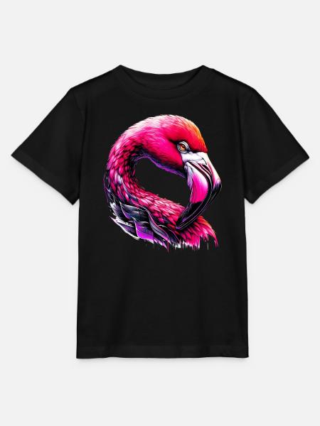 Flamingo - Stanley/Stella Kinder T-Shirt MINI CREATOR  - Schwarz