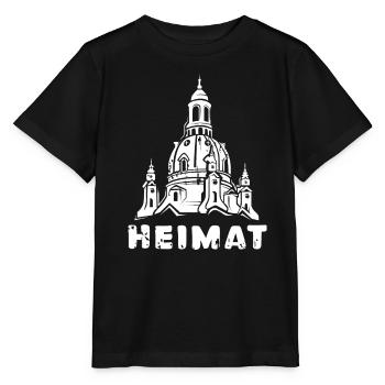 Heimat Frauenkirche Dresden - Stadt Liebe - Stanley/Stella Kinder T-Shirt MINI CREATOR  - Schwarz - Vorne - Mikhail (115cm)