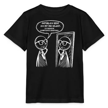 kompetente Beratung - Stanley/Stella Kinder T-Shirt MINI CREATOR  - Schwarz - Vorne - Mikhail (115cm)