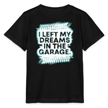 J’ai laissé mes rêves dans le cadeau fanatique de voiture de garage - T-shirt bio MINI CREATOR Stanley/Stella Enfant - noir - Devant - Mikhail (115cm)