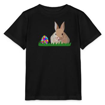 Olli Osterhase - Stanley/Stella Kinder T-Shirt MINI CREATOR  - Schwarz - Vorne - Mikhail (115cm)