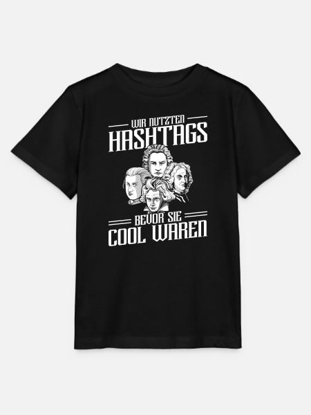 Wir Nutzten Hashtags Bach Mozart Beethoven Händel - Stanley/Stella Kinder T-Shirt MINI CREATOR - Schwarz