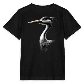 Stork Lover White Stork Giant Stork Storks Storks - Stanley/Stella MINI CREATOR Kids’ T-Shirt - black - Front - Mikhail (115cm)