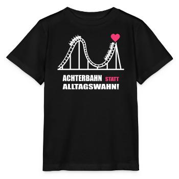 Des montagnes russes au lieu de la folie quotidienne - T-shirt bio MINI CREATOR Stanley/Stella Enfant - noir - Devant - Mikhail (115cm)