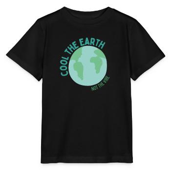 Rafraîchir la Terre - Pas l’ambiance - T-shirt bio MINI CREATOR Stanley/Stella Enfant - noir - Devant - Mikhail (115cm)