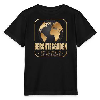 Berchtesgaden - Stanley/Stella Kinder T-Shirt MINI CREATOR  - Schwarz - Vorne - Mikhail (115cm)