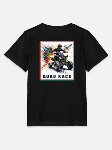 Quad Race – Speed Explosion - Stanley/Stella Kinder T-Shirt MINI CREATOR - Schwarz