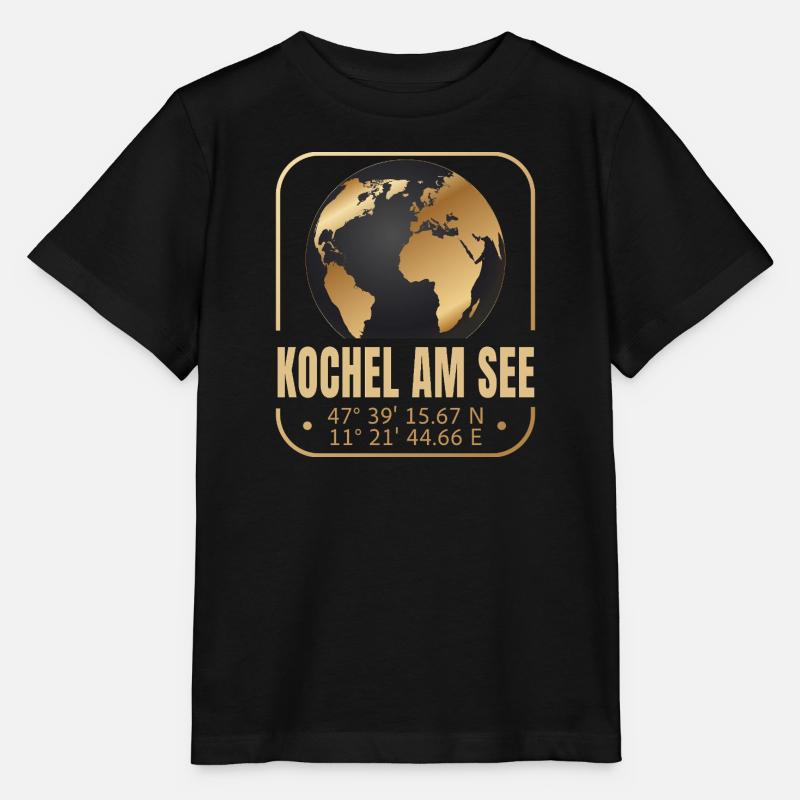 Kochel am See - Stanley/Stella Kinder T-Shirt MINI CREATOR  - Schwarz
