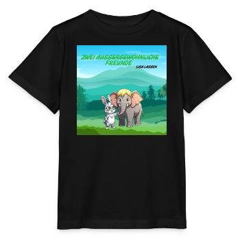 Zwei außergewöhnliche Freunde - Stanley/Stella Kinder T-Shirt MINI CREATOR  - Schwarz - Vorne - Mikhail (115cm)