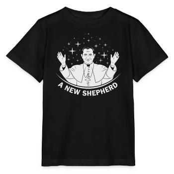 Ein Neuer Hirte - Stanley/Stella Kinder T-Shirt MINI CREATOR  - Schwarz - Vorne - Mikhail (115cm)